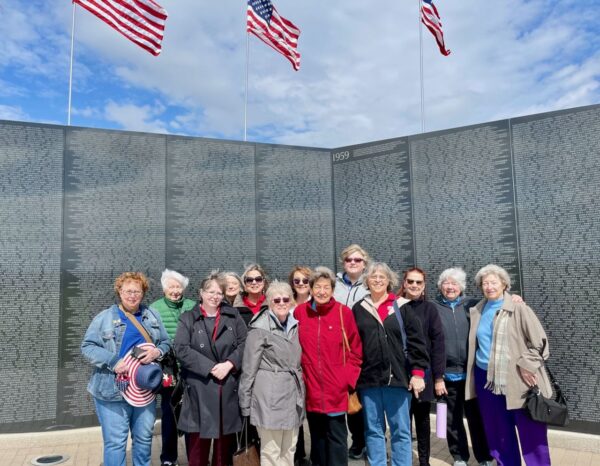 13 women at war memorial replica