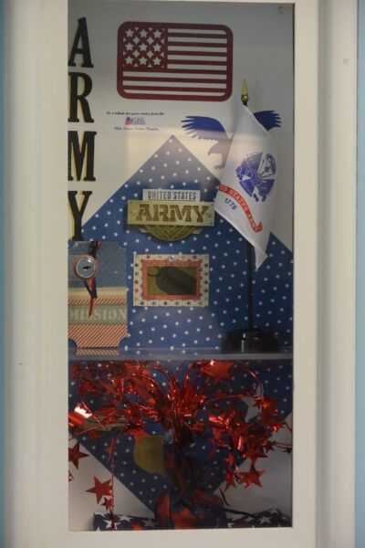 patriot Army memory shadowbox